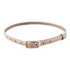 Women Belt Imitation Leather Adjustable Thin Waistband Solid Color Dresses Shirts Tops Waist Belt Versatile Fashion Accessory