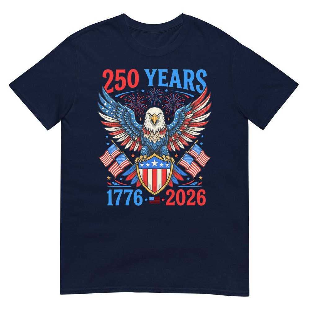 250 Anniversary Usa Patriotic 250 Years American 4th Of July Tshirt S