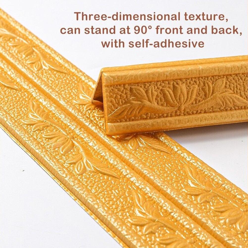 D Tiles DIY Sticker Decoration Skirting Sticker Waterproof Corner DIY Decoration
