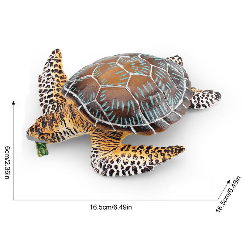 Sea Turtle Figurine Realistic Tortoise Toys Colorful Educational Turtle Toy For Children Boys Girls
