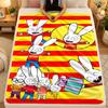 Flannel BlanketSimon Super Rabbit Warm Soft Throw Blanket for Indoor Sofa Bed Living Room Use