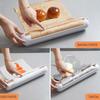 Removable Magnetic Cling Film Dispenser With Sliding Cutter Cling Film Dispenser With Cutter Press And Cling Film Cling Film Dispenser With Cutter