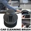 Auto Detail Brush Portable Car Tire Brush with Seal Cover High Density Soft Detailing Brush for Tire Shine Polish Wax Car Care