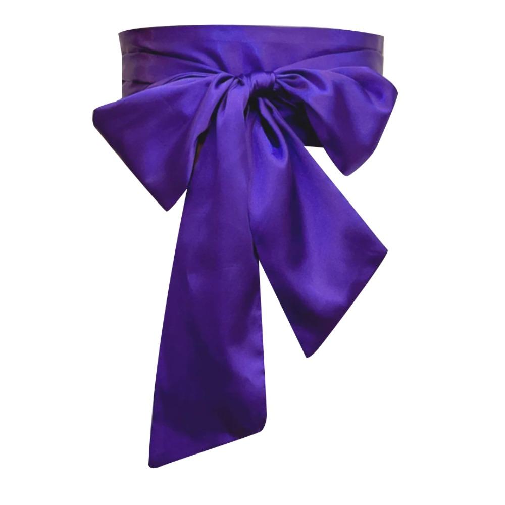 Ozdobná mašličková látka Stuha Cummerbunds Šněrování Pásek pro ženy Lady Girl Svatební