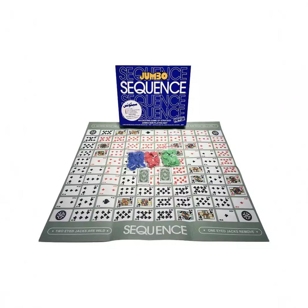 Family Friendly Sequence Board Game Card Maze Fancy Gomoku Strategy Games