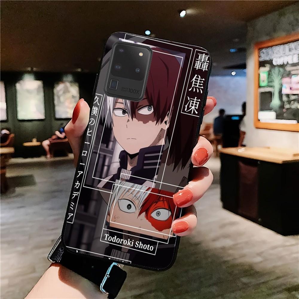 My Hero Academia Shoto Todoroki Handyhülle Für Samsung S 9 10 20 21 22 23 30 23 24 plus lite Ultra FE S10lite Fundas