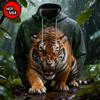 New Animel Lion Tiger 3D Graphic Hoodies Fashion Hip Hop Men And Women Casual Sweater Hoodie Mens Clothes Tops Pullovers Coat