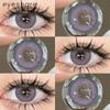 EYESHARE 1 Pair Lemon Series Contact Lenses for Eyes Colorful Soft Lens Natural Eye Contacts Korean Cosmetics Brown Lens