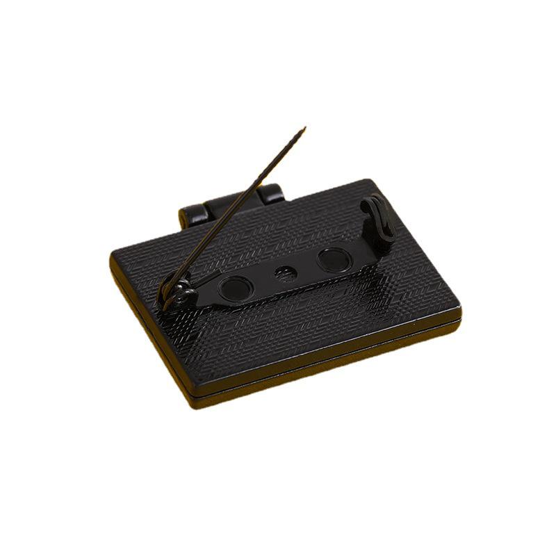 Broche Badge d'Identité FBI à Rabat Simpson – Épingle Amusante et Tendance pour Vêtements