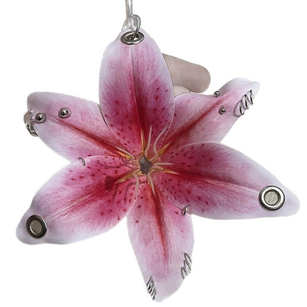 Simulation Flower Flower Keychain Exquisite Bag Pendant Creative Lily Keychain