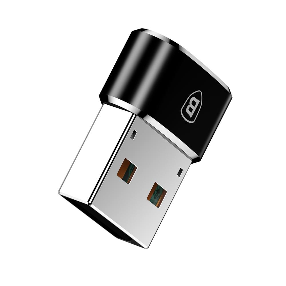 Adapter Otg Converter From Usb-C (Female) To Usb-A (Male) Black