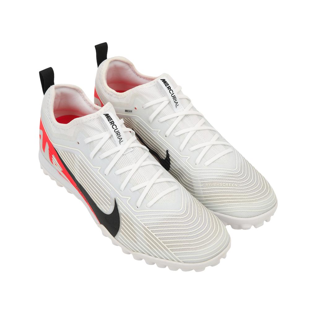 Nike Zapatillas Zoom Mercurial Vapor 15 Pro TF Ready Pack para hombre, color blanco brillante y negro carmesí DJ5605-600