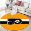 Philadelphia Flyers,Round Area Rug,Carpet Rug for Living Room Bedroom Sofa Playroom Decor,Non-slip Floor Mat