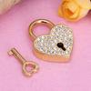 Metal for Wish Lock Mini Heart Archaize Padlocks With for Key for Lovers Girls S