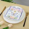 20pcs/lot Cute Pink Rose Flower Paper Napkins Flying Butterfly Theme Cocktail Wedding Birthday Party 2-Ply Square Dinner Napkins