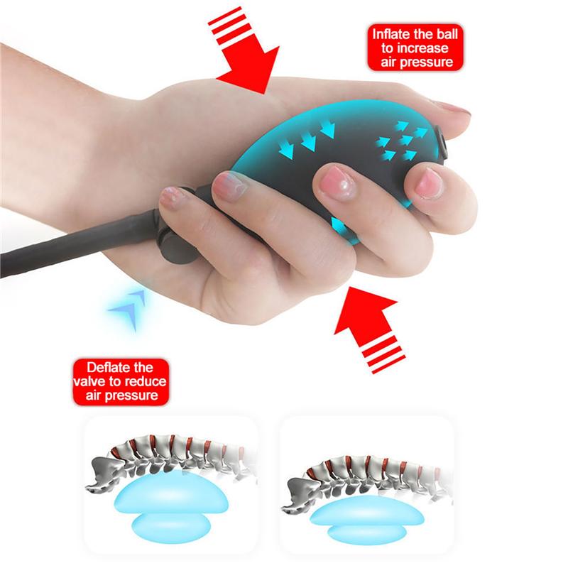 Home Car Dual-purpose Heating Seat Cushion Adjustable Lumbar Airbag Back Massage Chair Cushion for Full Body Relax Massage Pad