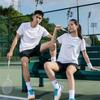 Li Ning Ping Pong Elite Series Logo Print Round Neck Quick-Dry Short Sleeve T-Shirt Unisex T-Shirt Standard-White ATST029-1