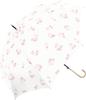 Nakaya Natural Basic Long Jump Melty Fruit Cherry 60cm Women's Umbrella, Pink,
