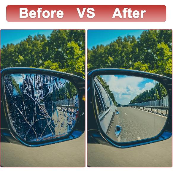 ACROPIX Beheizbare Spiegelglas-Ersatz für die Beifahrerseite des Rückspiegels am Auto mit Trägerplatte Passend für BMW X3 - 1 Stück Weißes Glas