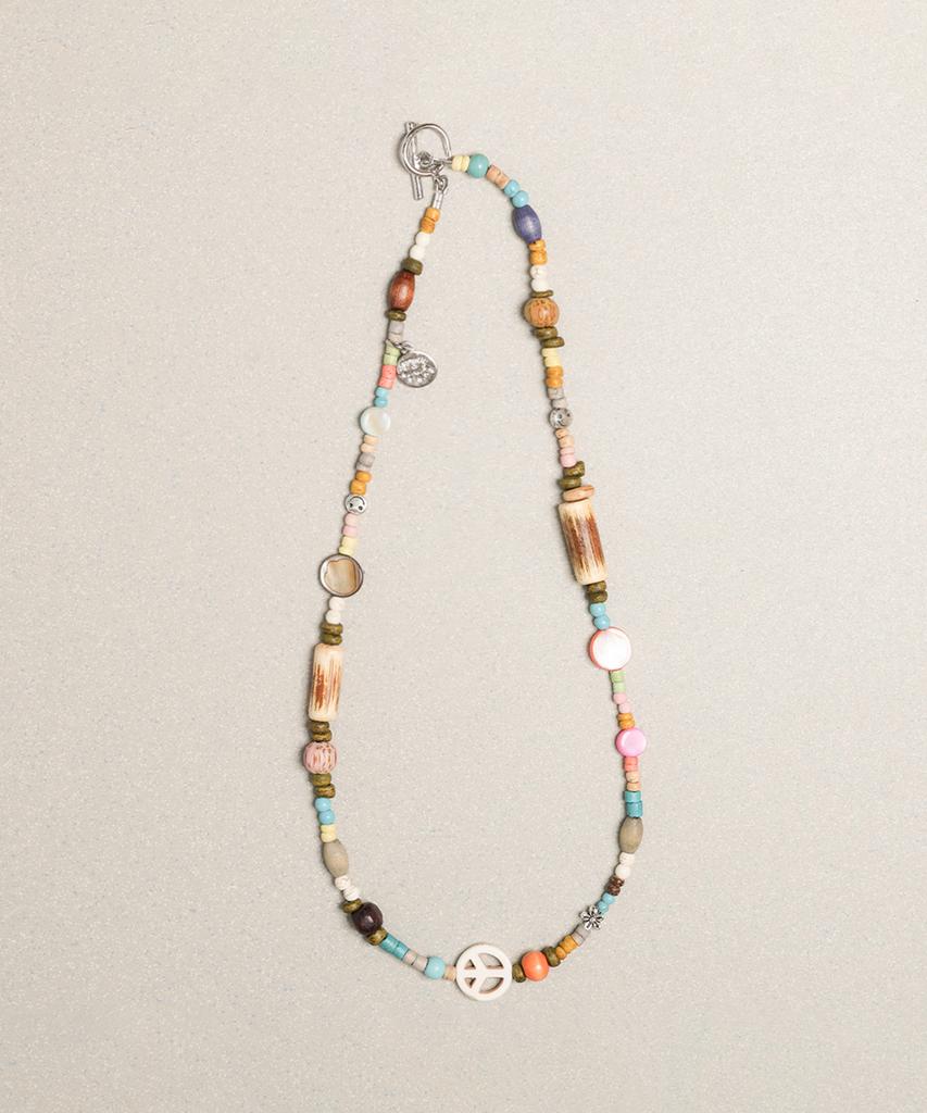 Towtow Archive Peace Mark Symbol Necklace Mix