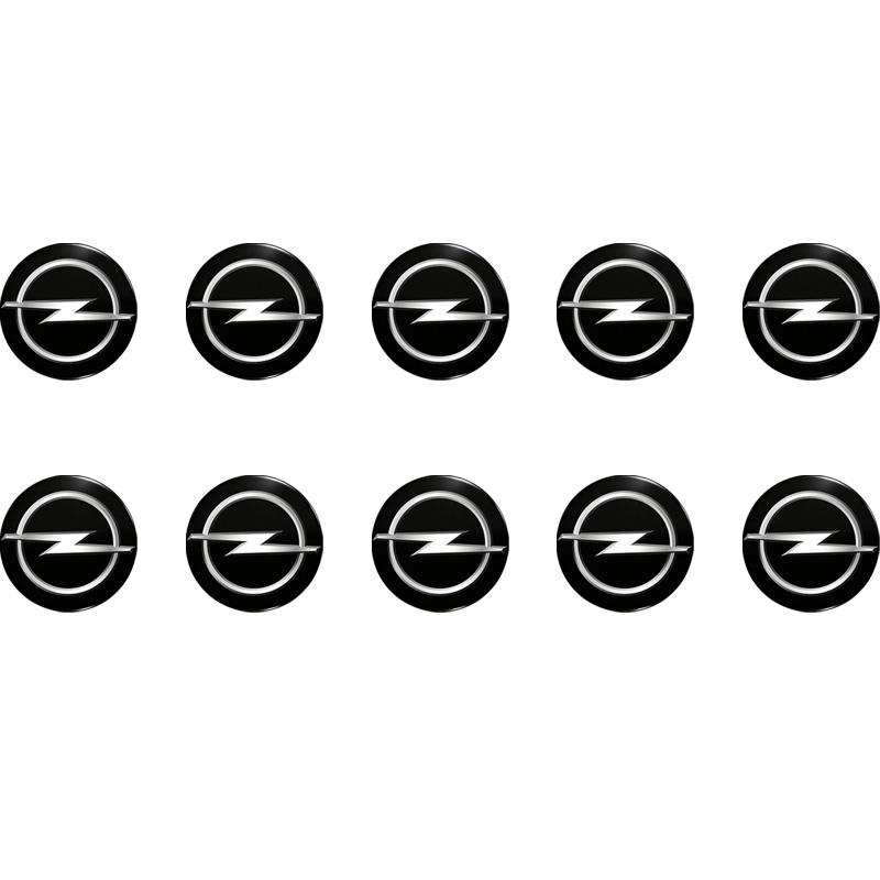 14mm New model car remote key badge, car logo key sticker For Vauxhall Opel Corsa VXR Astra H J Sinicia Safira Car Accessories