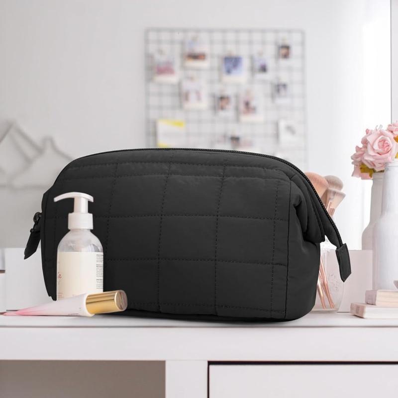 Space Saving Travel Cosmetic Bag with Expandable Compartments for All Your Essentials