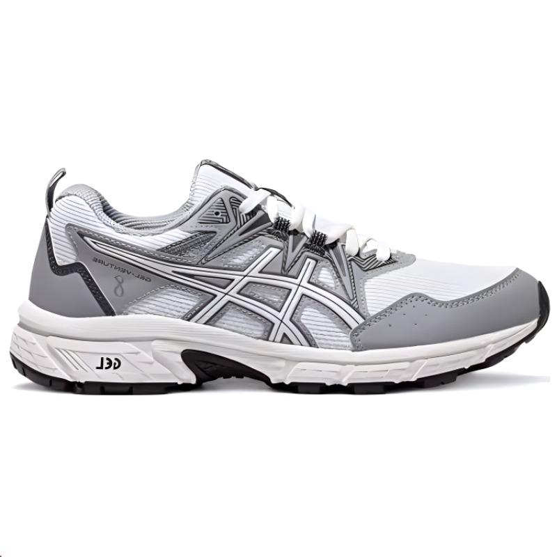 Asics Gel Venture 8 Low Top Running Shoes Women's Gray White Casual 1012B637-100
