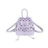 Fashion Sweet Girls Polka Dot Backpack Cute Bowknot Small Shoulder Rucksack Handbag Ruffled Lace Trim Crossbody Purse for Women