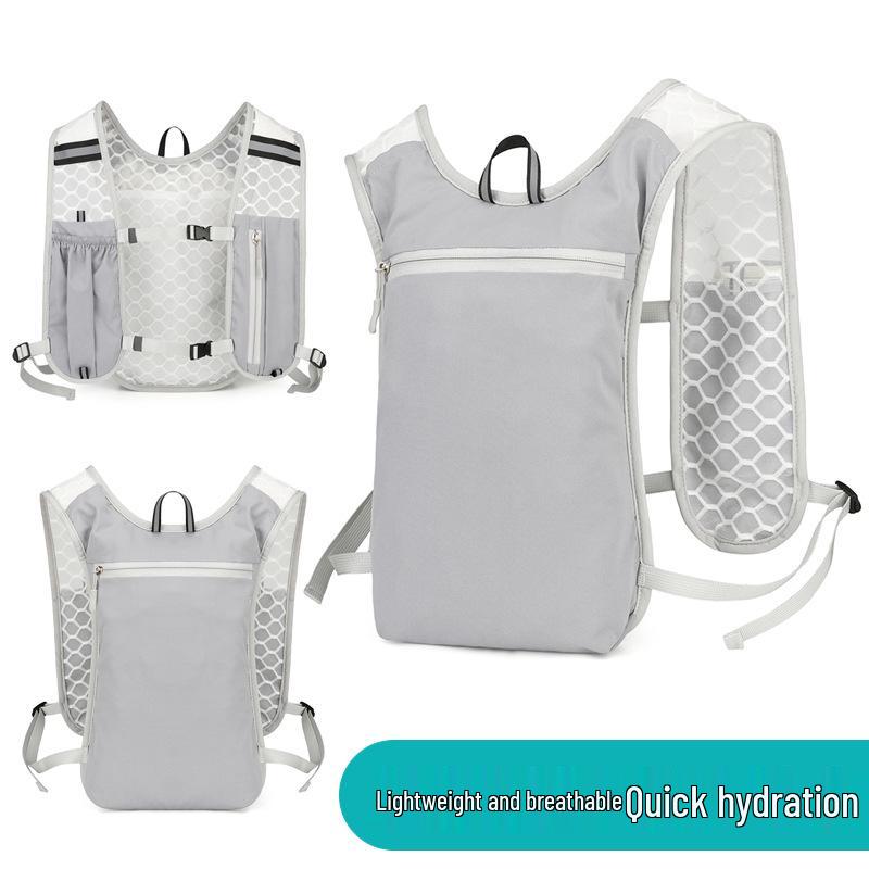 2026 Summer Unisex Lightweight Breathable Cycling Vest Backpack - Off-Road Sports 15 inch белый