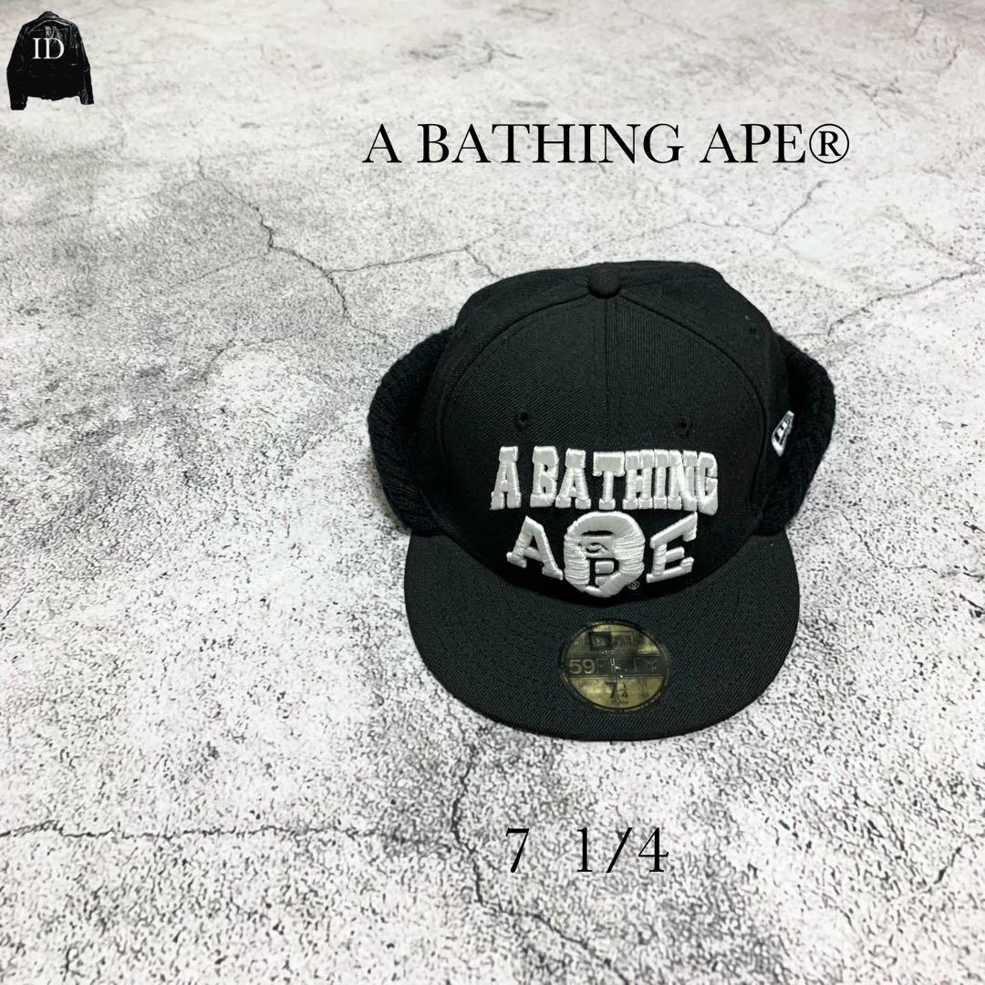 

[USED] NEW ERA x A BATHING APE Wool Cap 7 1/4