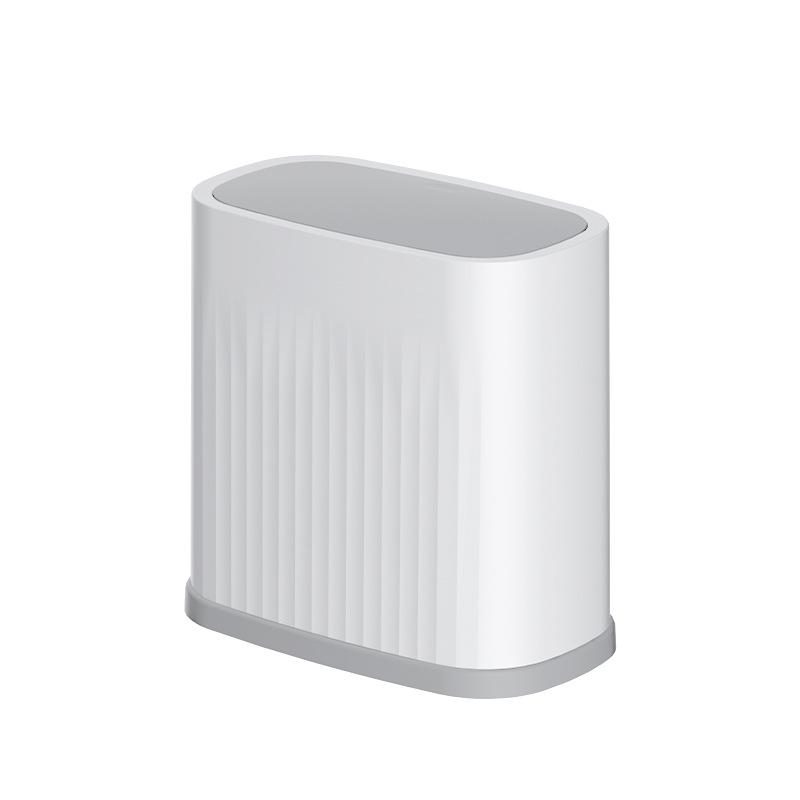 Søppelbøtte med trykknapp-popup-lokk for kjøkken, bad eller restaurant