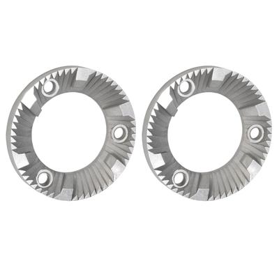 Pack of 2 Stainless Steel Coffee Grinder Burr Plate Efficient Grinding Tray 40MM Diameter for Most Coffee Machines
