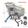 European Herringbone Shopping Cart for Supermarkets and Warehouses