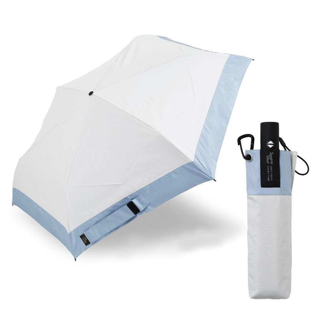 Ogawa Parasol Folds In Approximately 5 Automatic Opening and Closing Folding Umbrella for Both Sunny and Rainy UV Protection Rate of Over Light