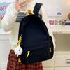 Schoolbag Korean Version Schoolbag Female Solid Color Small Fresh High School College Student Backpack Campus Ins Fengsen Simple Female Backpack