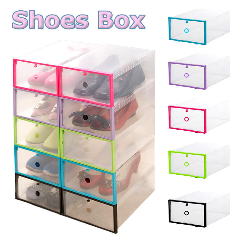 Calzado plástico multifunción bricolaje caja almacenamiento