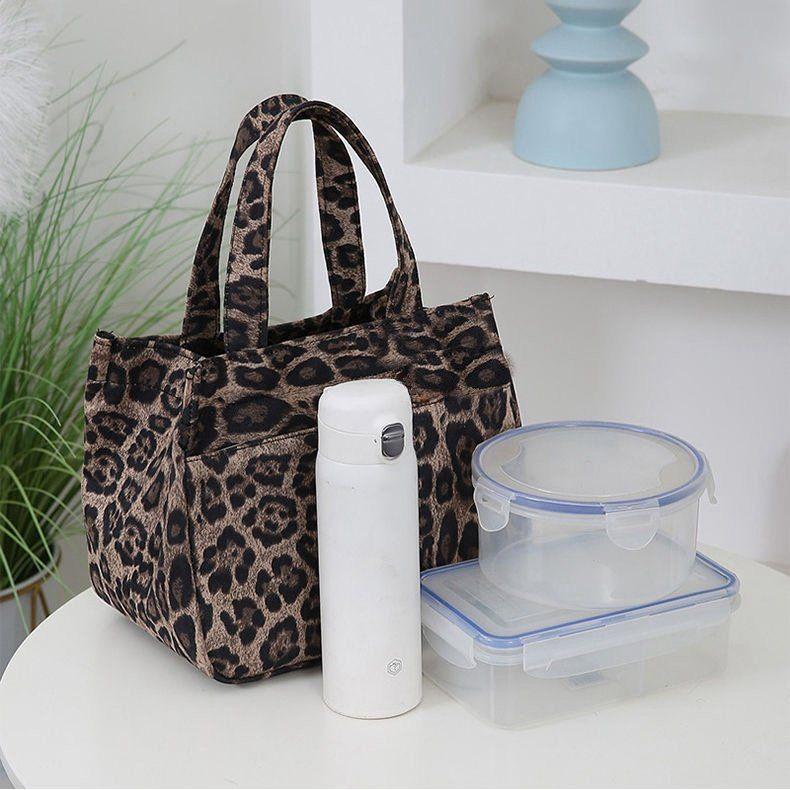 2024 Leopard Print Chic Tote Bag: Large Capacity, Fashionable Korean Style Casual Handbag for Women