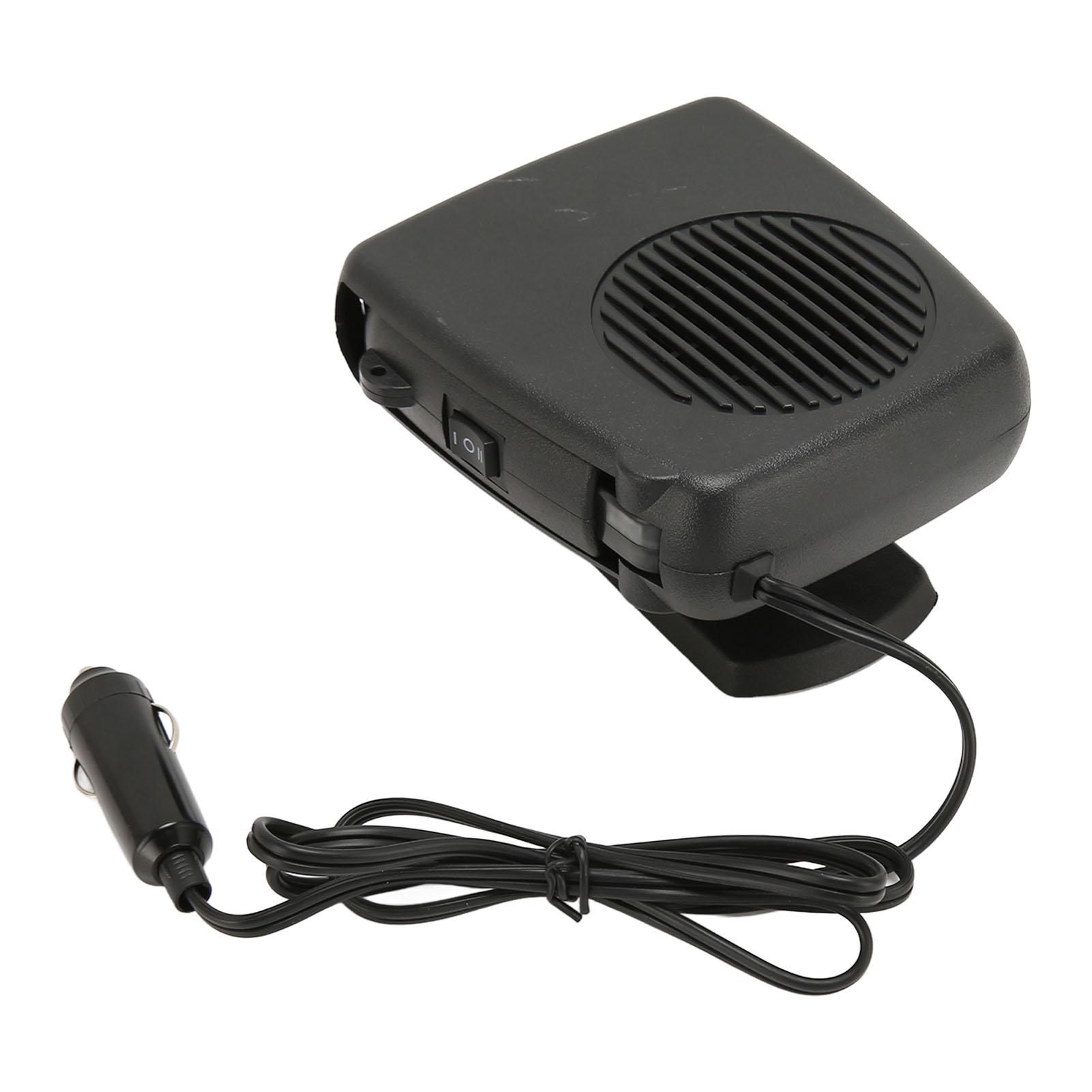 

12 В 150 Вт Автомобильный обогреватель Портативный 360-градусный поворотный обогреватель лобового стекла 2 в 1 Отопление Охлаждающий вентилятор