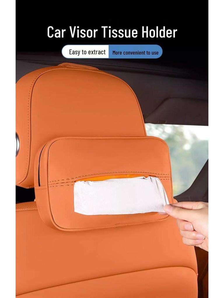 Original Color Tissue Box for Ideal L7/L8/L9 Headrest - Car Tissue Dispenser