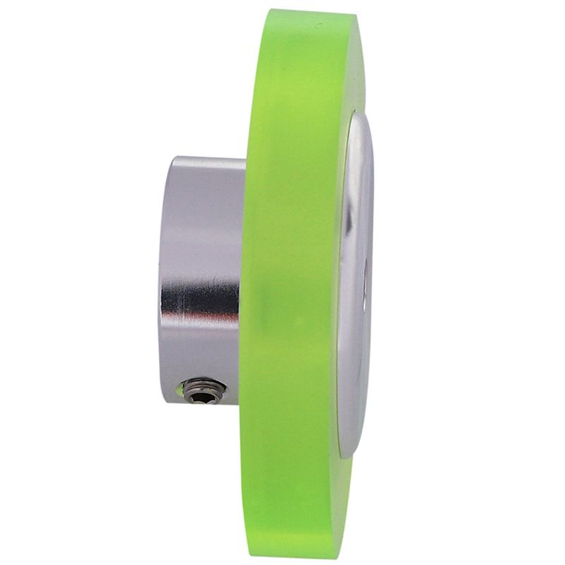 ABUL-2 Set 200Mm Aluminum Polyurethane Industrial Encoder Wheel Measuring Wheel With Type 20Mm Encoder Mounting Bracket