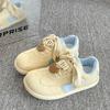 Mango Head Thick-soled Women's New Autumn Niche Versatile Shoes Thick-soled White Shoes Women
