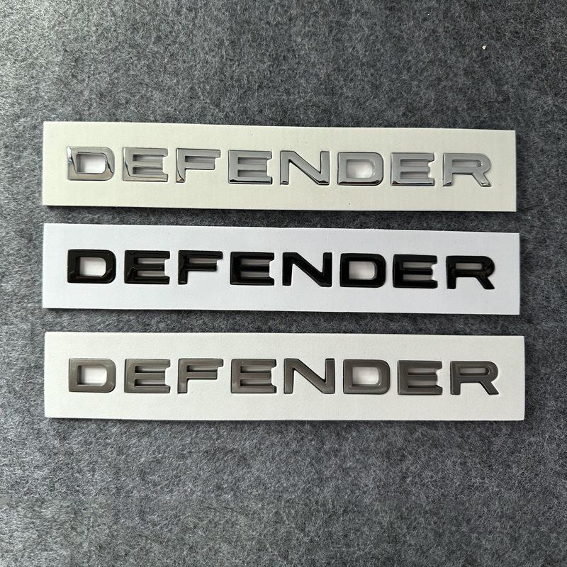 Land Rover Defender 2020-2023 Hood Letter Badge - Dark Tail Car Sticker Modification