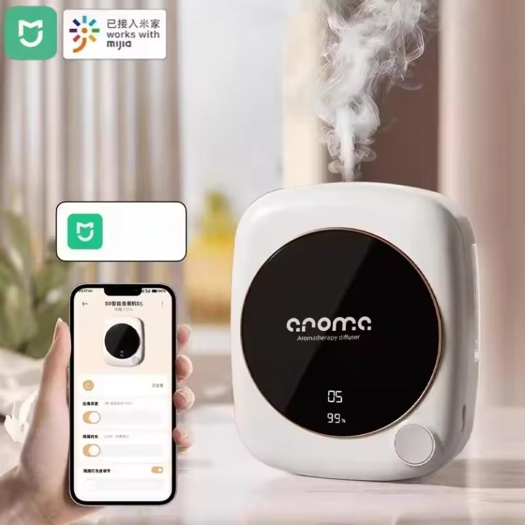 Xiaomi Automatický aroma difuzér pro domácí použití, dlouhotrvající, na toaletu, pro odstranění zápachu, byl integrován do aplikace Mijia Home APP