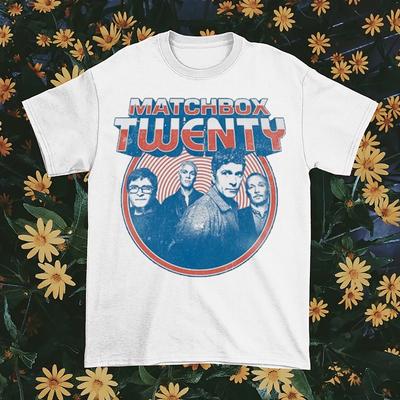 Vtg Matchbox Twenty Band Heavy Cotton White Full Size Unisex Tee Shirt UR123 Unisex T-Shirt