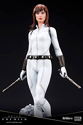 ARTFX PREMIER MARVEL UNIVERSE Black Widow White Costume Edition 1/10 Scale PVC Pre-painted Easy-to-Assembly Figure MK366