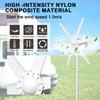 800W 12V/24V Home Wind Turbines Generator, 6-Blade Fan Wind Turbine, Electromagnetic Electricity Wind Power Generator