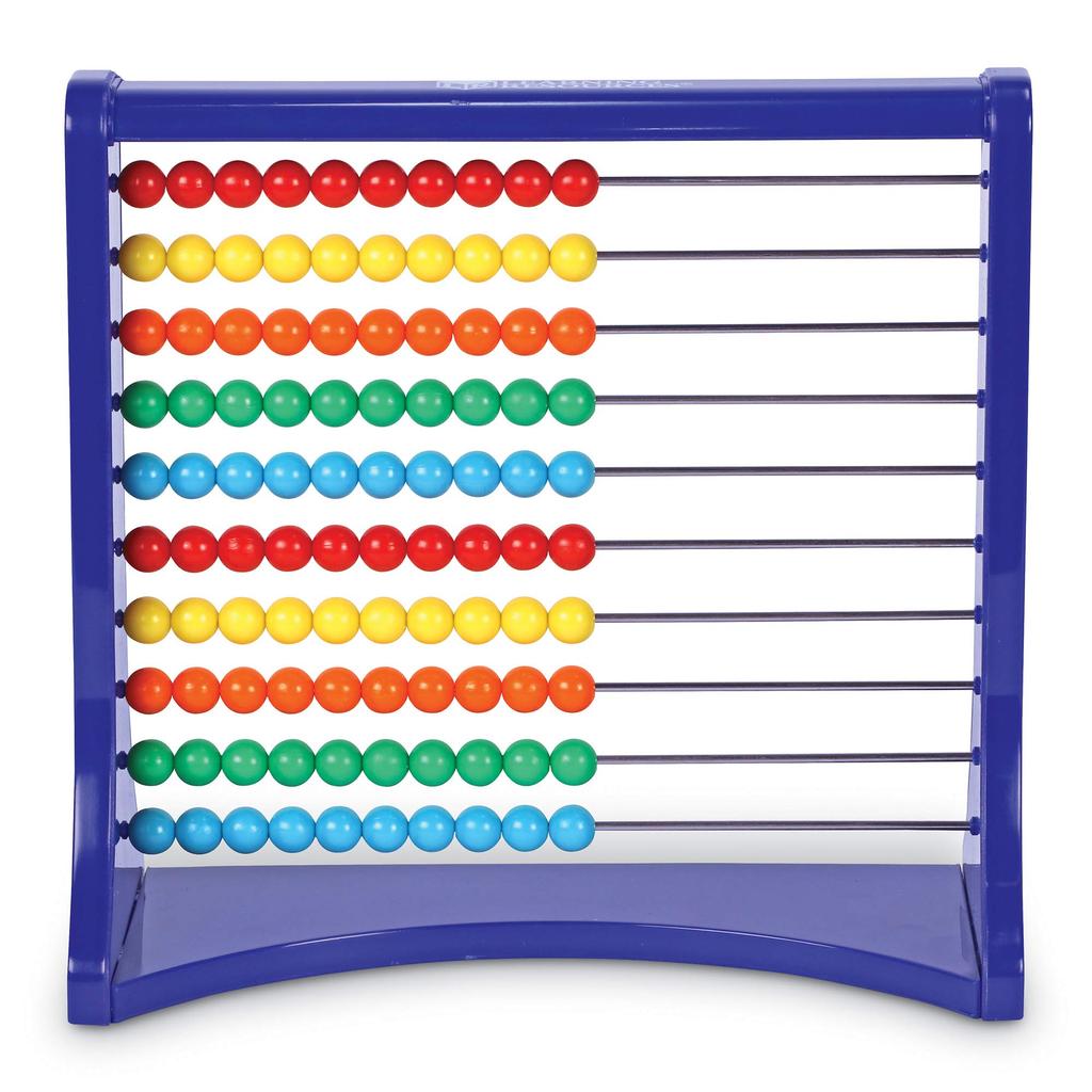 Learning Resources Abacus Colorful Abacus LER 1323 Ten-Row 10-Row