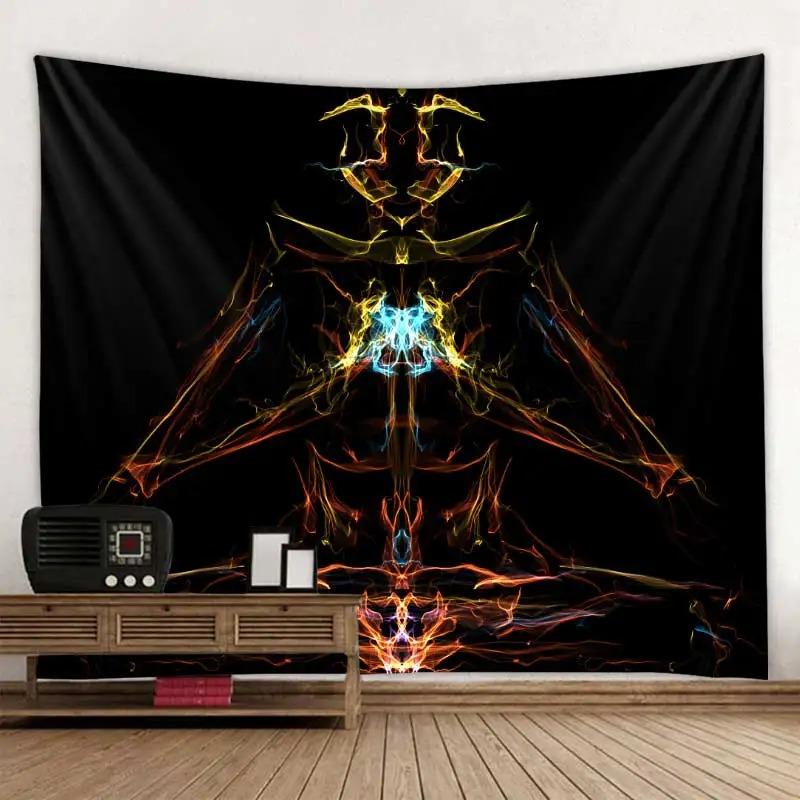 Home Decor Meditation Seven Chakra Tapestry Indian Buddha Wall Decor Mandala Tapestry Witchcraft Bohemian Hippie