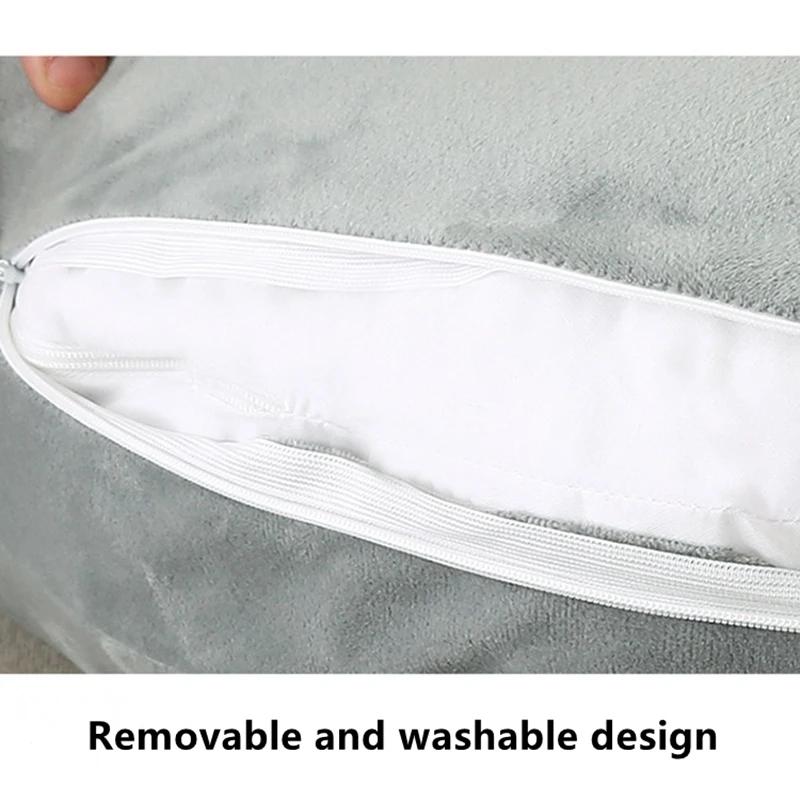 Gaming Pillow Ergonomic U-Shaped Lap Pillow with Elbow Rest for Adults & Kids, Arm Support Pillow for Crocheting, Reading