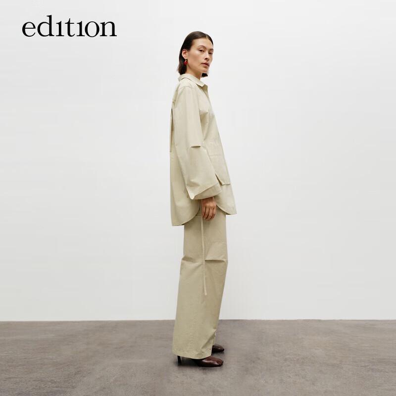 Edition Women s Workwear Style Oversized Cotton Shirt M 165